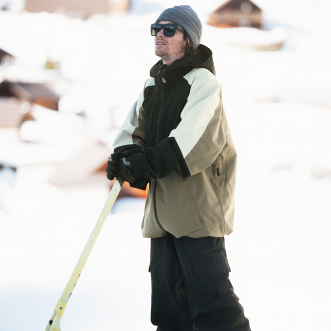 Brighton Full Zip Snowboard Jacket Military