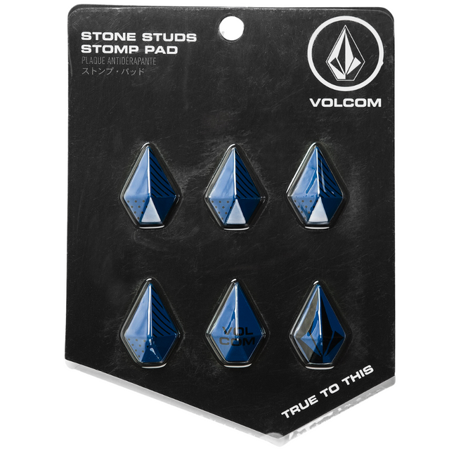 Stone Studs Stomp Pads Electric Blue