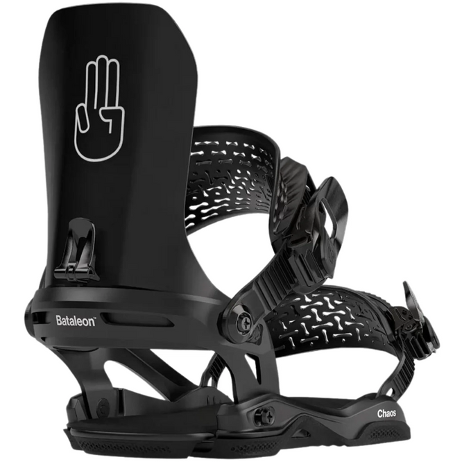 Chaos AsymWrap Black 2025 Snowboardbindingen