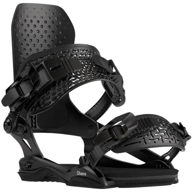 Chaos AsymWrap Black 2025 Snowboardbindingen