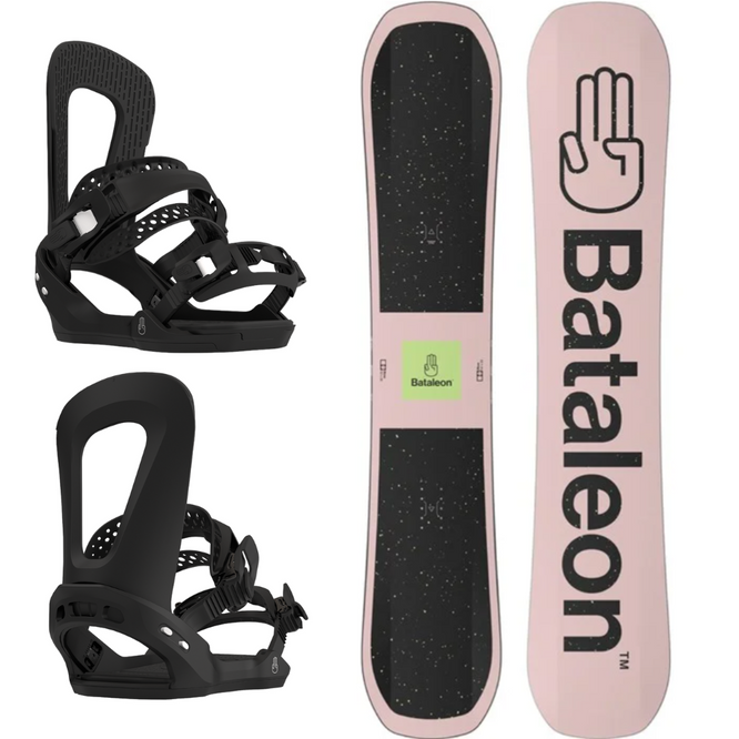 Blow 2024 Snowboard + E-Stroyer 2024 Snowboardbindingen