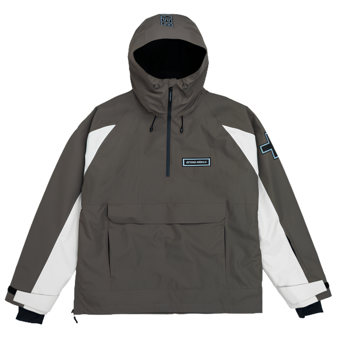 Retro Anorak Snowboard Jacket 2L Dark Brown