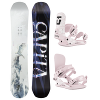 Birds of a Feather *Tweedekans snowboard* +Legacy Pink Snowboardbindingen Set