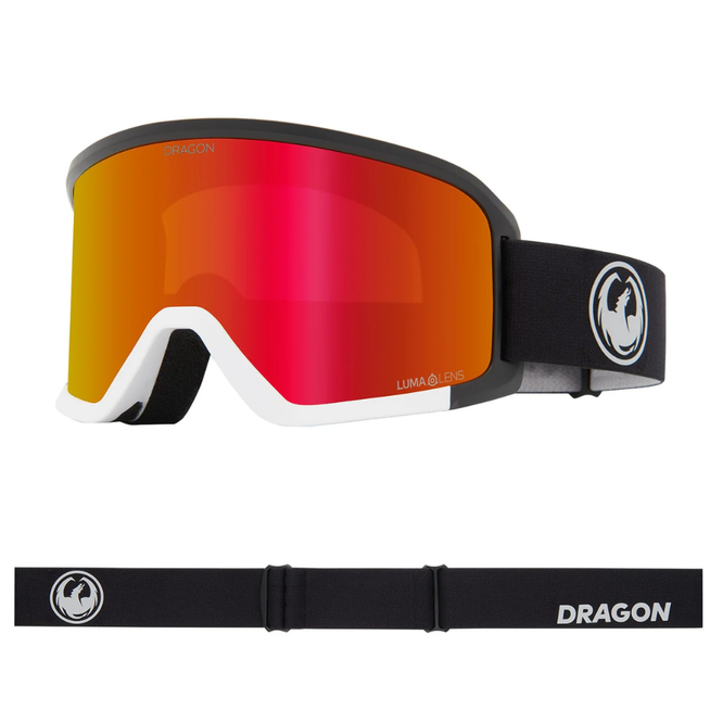 DX3 Plus OTG Nouveau Black/LumaLens Red Ionized + LumaLens Dark Smoke Snowboard Goggles
