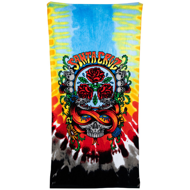 Dressen Rose Crew Three Towel Black Rainbow