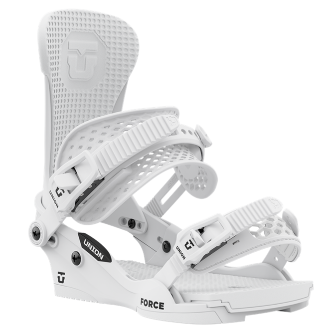 Force Classic Team White 2025 Snowboardbindingen