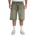 X-Tra Baggy Dye Denim Shorts Washed Brown