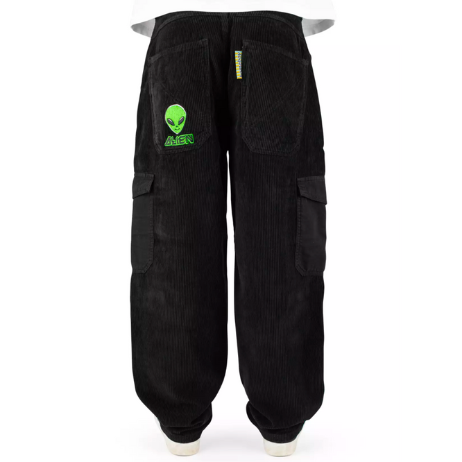 X-tra ALIEN Cargo Cord Pants Black