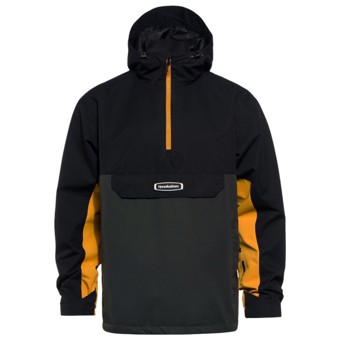 Heston Snowboard Jacket Black/Yellow Blaze