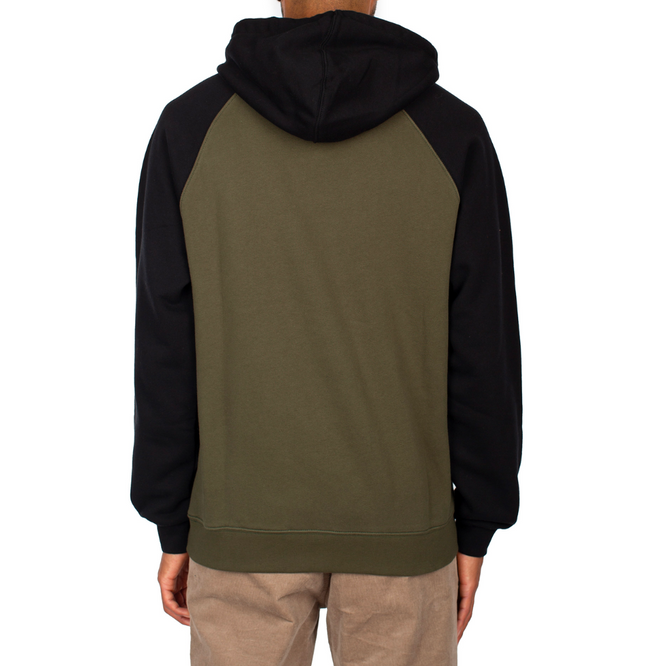 De College Hoodie Dark Olive