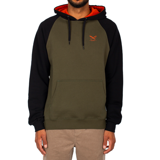 De College Hoodie Dark Olive