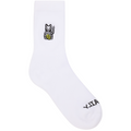 Hallow Cat Socks Black