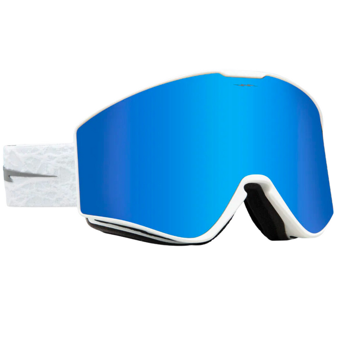Kleveland II Matte White Neuron + Moss Blue Lens Snowboard Goggles