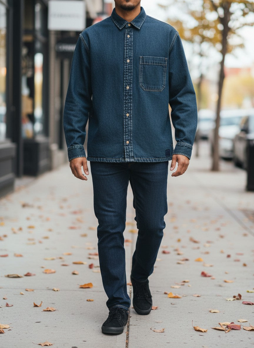Martinez Denim Overshirt Vintage Indigo