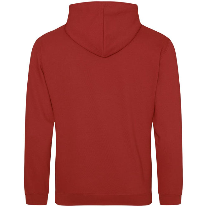 Lightweight Script Hoodie Brick Red