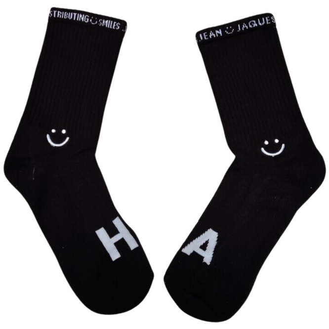 Ha Ha Socks Black