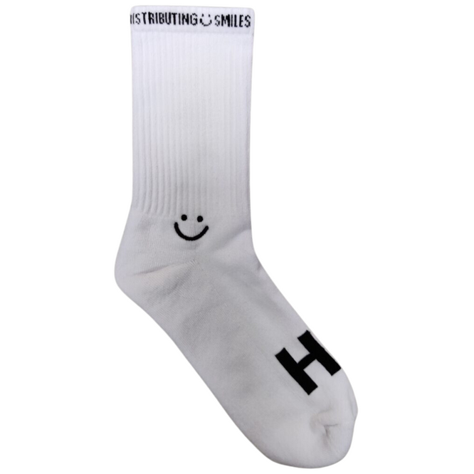 Ha Ha Socks White