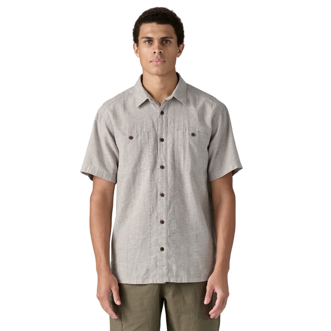 Back Step Shirt Swell Dobby Salt Grey