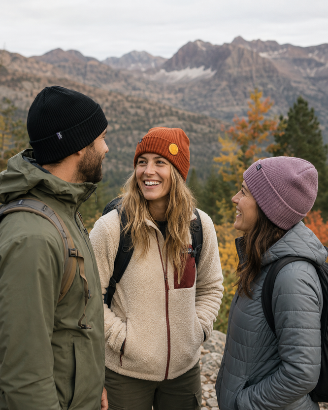 Brodeo Beanie Stormy Mauve