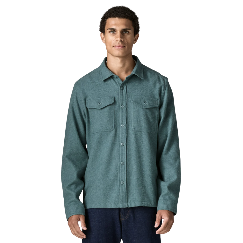 Fjord Falnnel Longsleeve Shirt Blue Saga