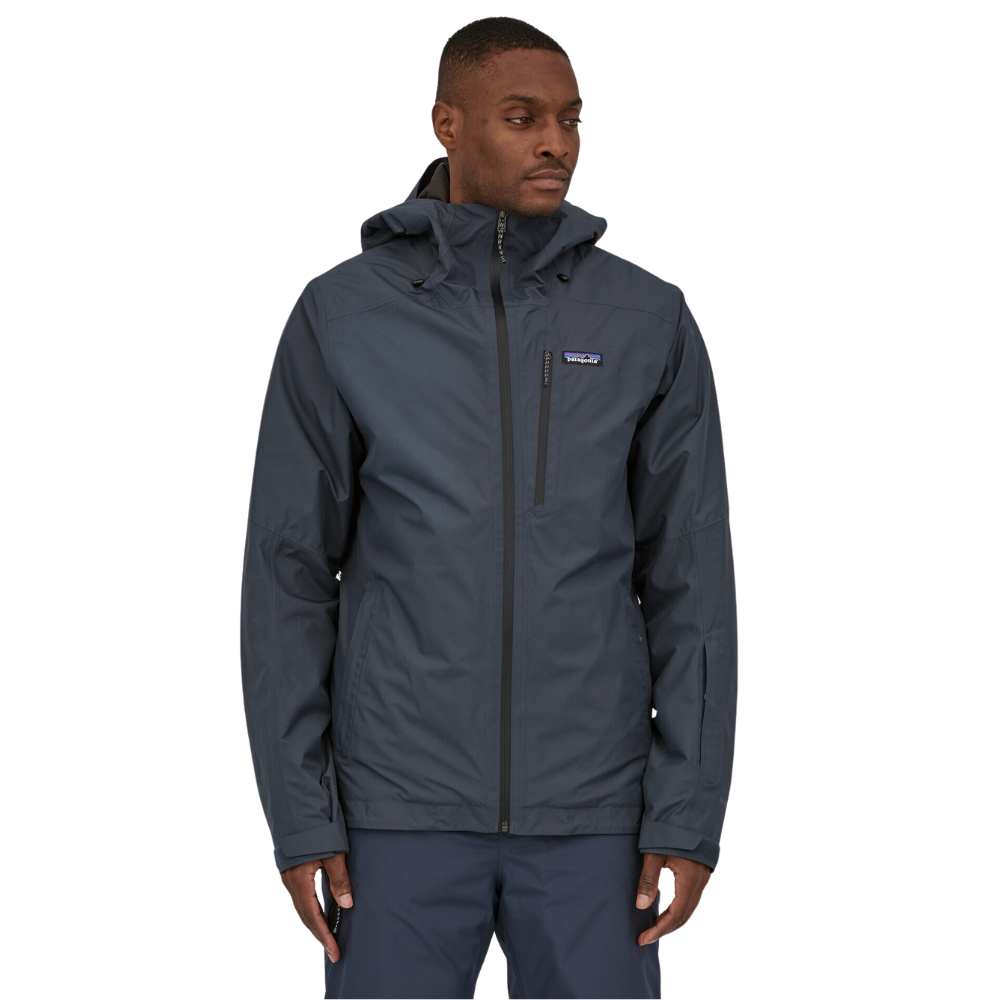 Insulated Powder Town Snowboard Jacket Smolder Blue