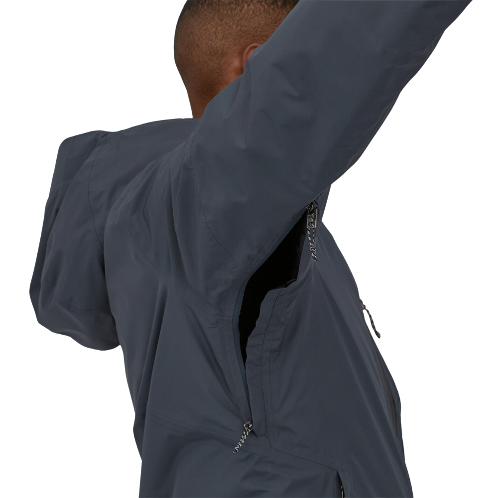 Insulated Powder Town Snowboard Jacket Smolder Blue