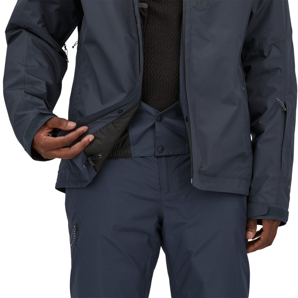 Insulated Powder Town Snowboard Jacket Smolder Blue