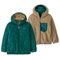 Kids Reversible Ready Freddy Hoodie Jacket Conifer Green