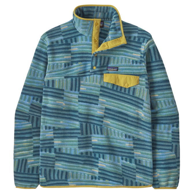 Lightweight Synchilla Snap-T Fleece Pullover Quilty Fitz Wetland Blue