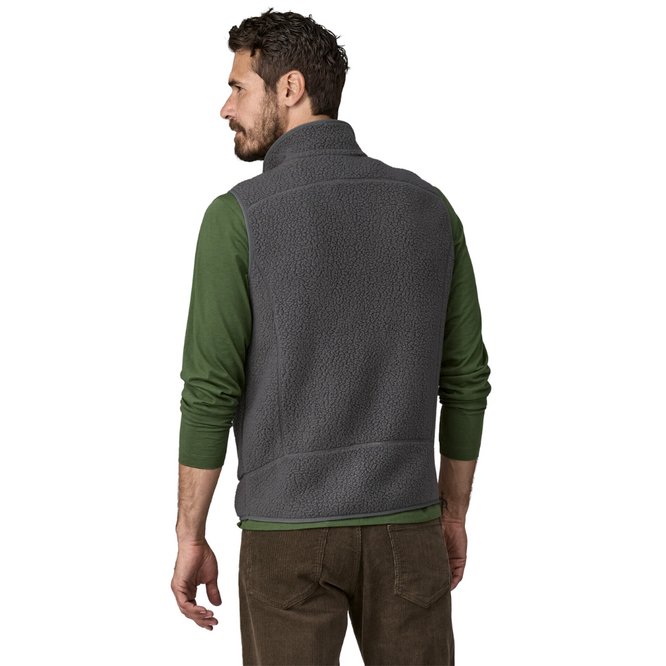 Retro Pile Fleece Vest Torrey Pine Green