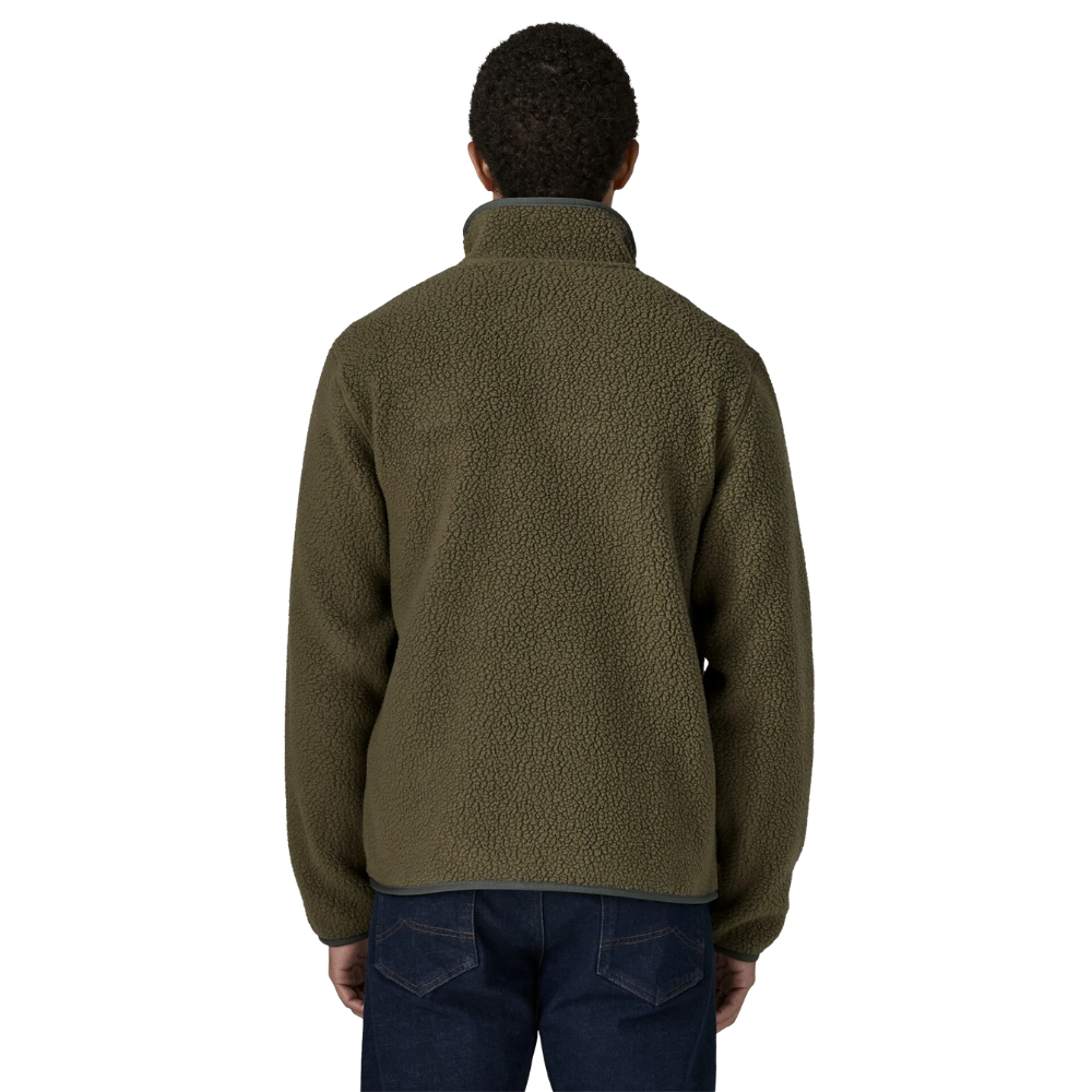 Retro Pile Fleece Jacket Basin Green