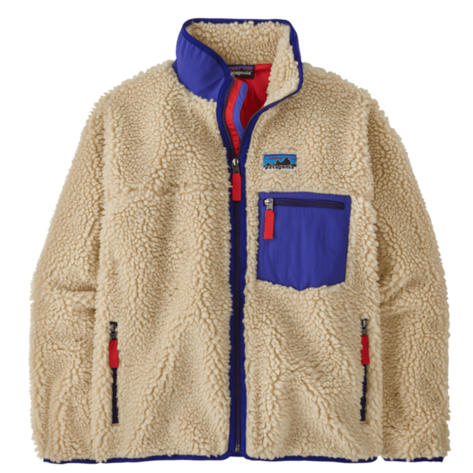 Womens Classic Retro Jacket/Fleece Dark Natural