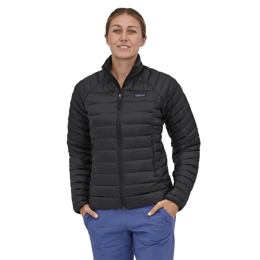 Womens Down Sweater Black