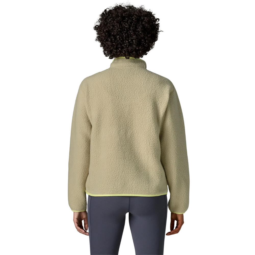 Womens Retro Pile Jacket Weathered Stone