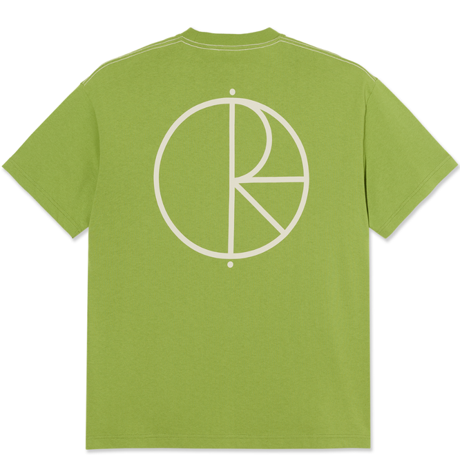Contrast Stroke Logo T-Shirt Peridot