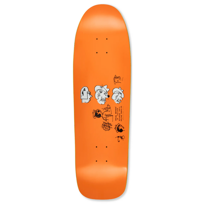 Dane Brady Mia Orange 9.75" Skateboard Deck