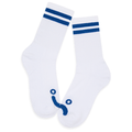 Happy Sad Rib Socks White/Green