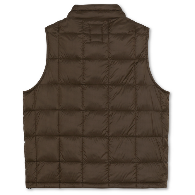 Lightweight Puffer Vest Brown