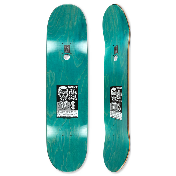 Oskar Rozenberg Trust Yellow 8.375" Skateboard Deck