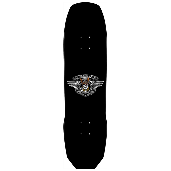 Andy Anderson Heron Skull Silver Foil 8.45" Skateboard Deck