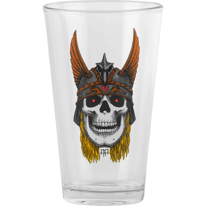 Andy Anderson Skull Pint Glass