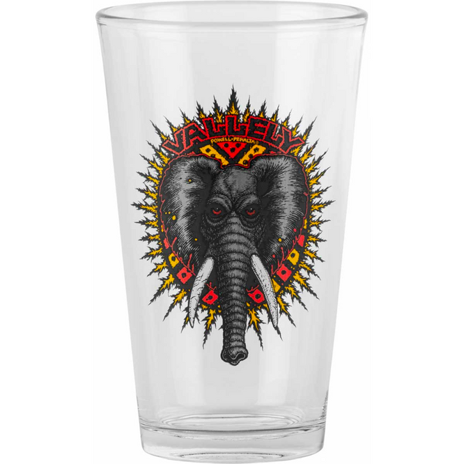 Mike Vallely Elephant Pint Glass