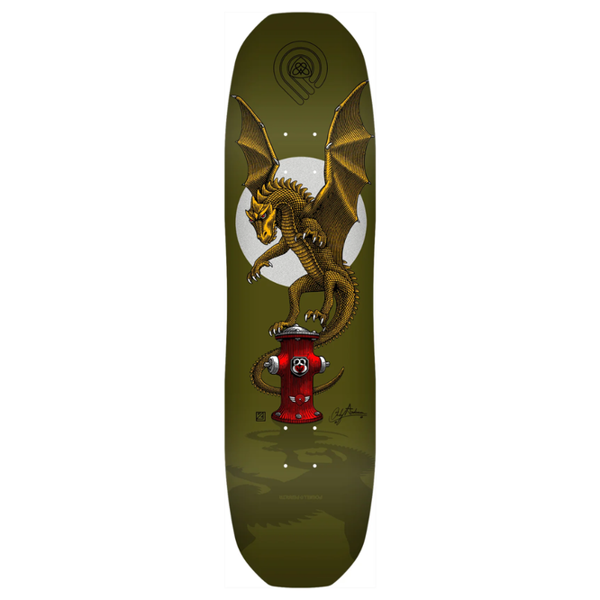 Powell Peralta Pro Andy Anderson Hydrant Dragon 8.375" Skateboard Deck