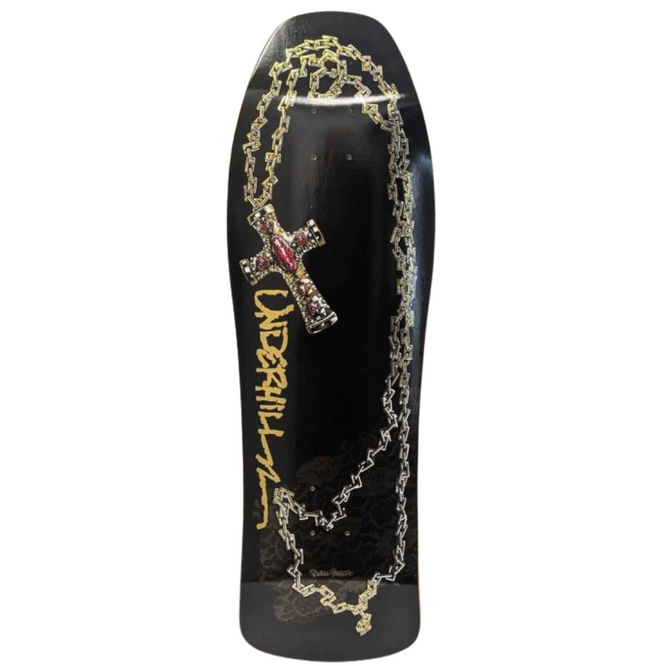Ray Underhill Cross Black/Gold 10" Skateboard Deck