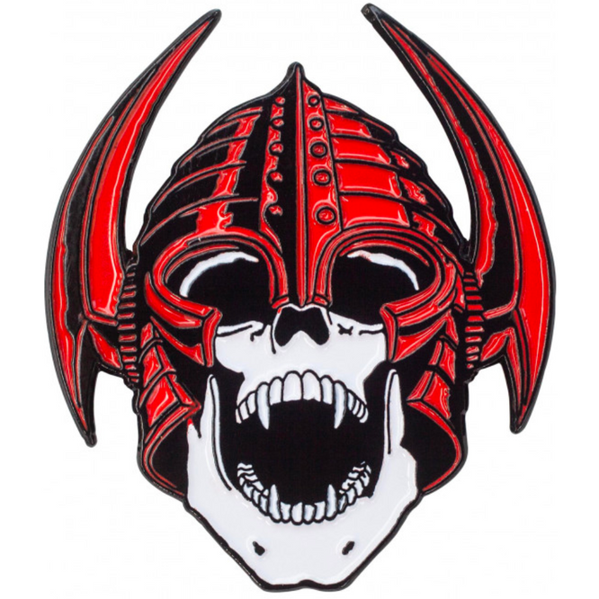 Welinder Nordic Skull Pin Red