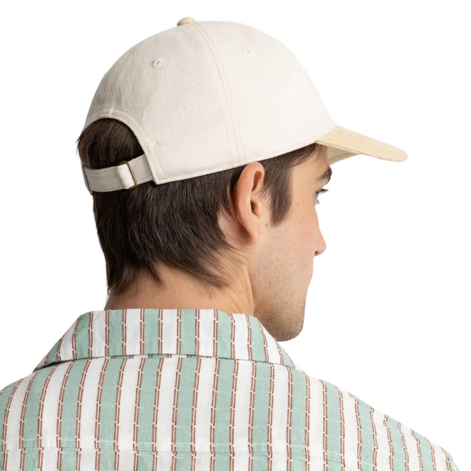 Essential Brushed Twill Cap Vintage White