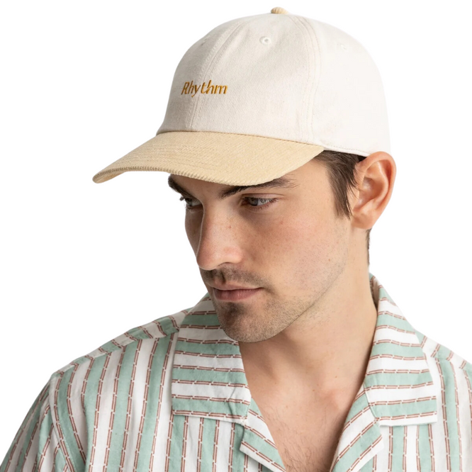 Essential Brushed Twill Cap Vintage White