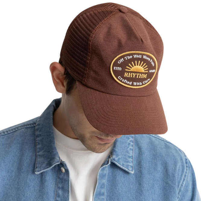 Worn Patch Trucker Cap Butterscotch