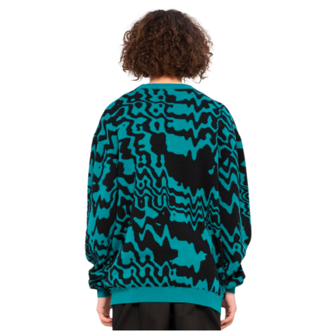 Acidic Knit Crew Sweatshirt Verdigris