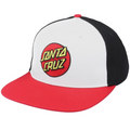 Classic Dot Snapback Cap Black